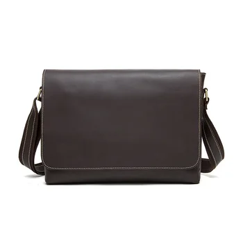

Vintage Crazy Horse Genuine Leather Men Bag Men's Leather Bag Men Messenger Bags Shoulder Crossbody Bags Man Handbags Briefcase