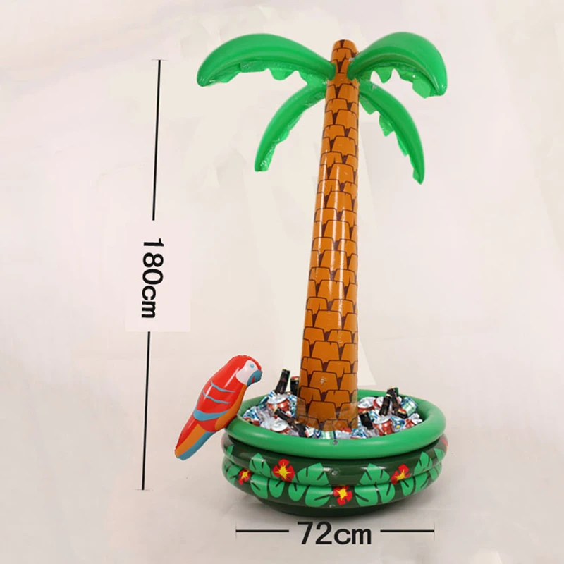 Гавайи серии 180 см большие надувные Кокосовая пальма кулер Ice Bucket для Sandbeach Water Fun вечерние игрушки для бассейна