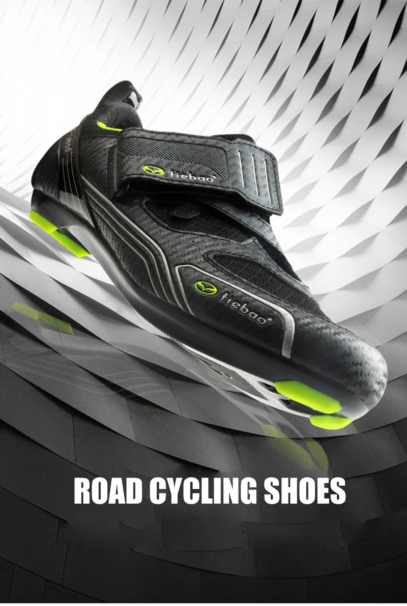 TIEBAO pro велосипедная обувь для шоссейных спортивных гонок, триатлонов, велосипедная обувь, дышащая обувь для верховой езды, кроссовки для шоссейного велосипеда