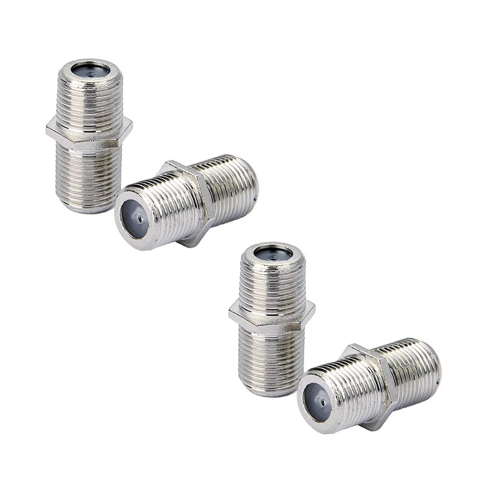 Eightwood RG6 Coassiale Cavo Adattatore di Estensione Cavo Coassiale F Tipo di Connettori per il Collegamento di Due Coassiale Cavi Video, 4 Pack