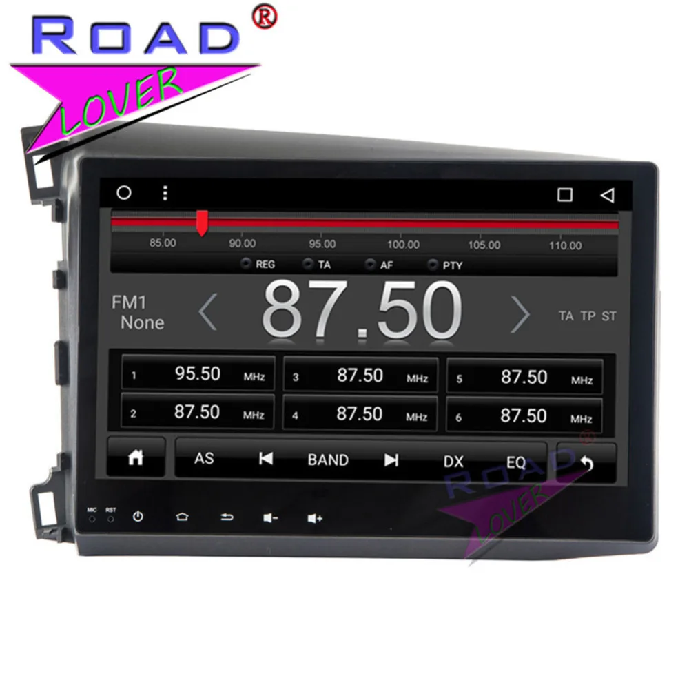 Cheap Roadlover Android 8.1 Car Multimedia Radio Player For Honda Civic 2012 2013 2014 Stereo GPS Navigation Automagnitol 2 Din NO DVD 3