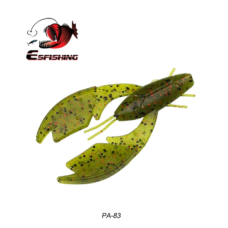 Esfishing рыболовные приманки Морской PACA Chunk Craw 7,5 см 5,4 г 6 шт. карповая рыболовная приманка для ловли окуня мягкая пластиковая наживка - Цвет: PA83