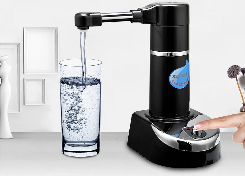 Бутилированное ведро воды диспенсер Фонтан Электрический автоматический питьевой воды давление насос всасывания посуда для напитков инструменты с фильтром
