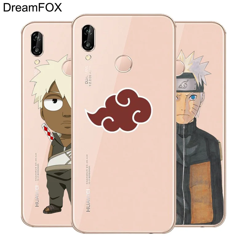 DREAMFOX L036 Модный Аниме Наруто Мягкий ТПУ силиконовый чехол для huawei Honor 6A 6C 7X9 10 P20 P30