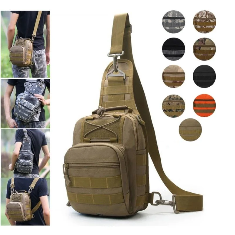 Tactical Chest Pack Military Outdoor Sports Shoulder Bags Single