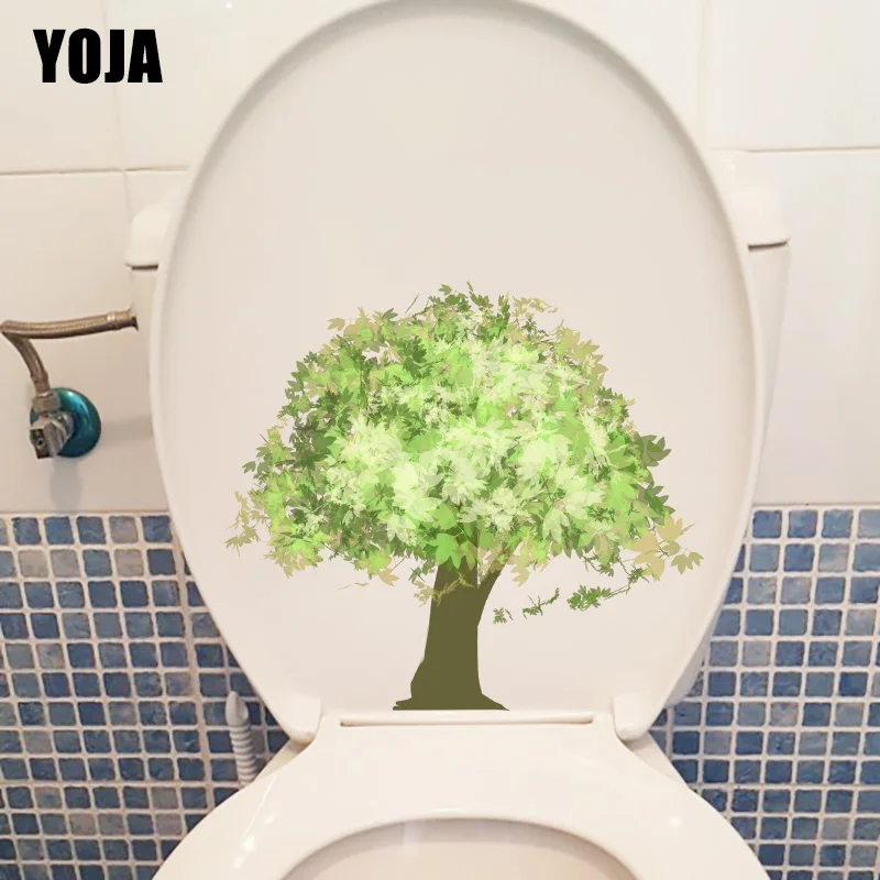 YOJA 21 9x19 7 см пышные зеленые деревья наклейка на стену для детской комнаты свежие