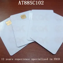 10000 шт./лот ISO7816 AT88SC102 карта из ПВХ с чипом пустая смарт-карта с чипом IC