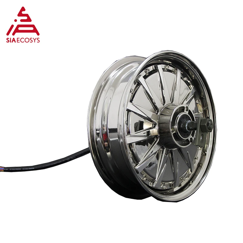 US $564.00 Powerful QS Motor 12inch 10KW 260 Brushless DC Bike Scooter Wheel Hub Motor