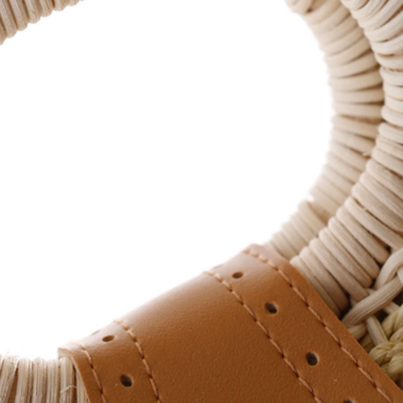 Women Bohemian Straw Bag Snail's Nest Female Summer Beach Bags Vintagge Rattan Handmade Lady Handbag Knitted Tote Bolsa SS3017 (6)