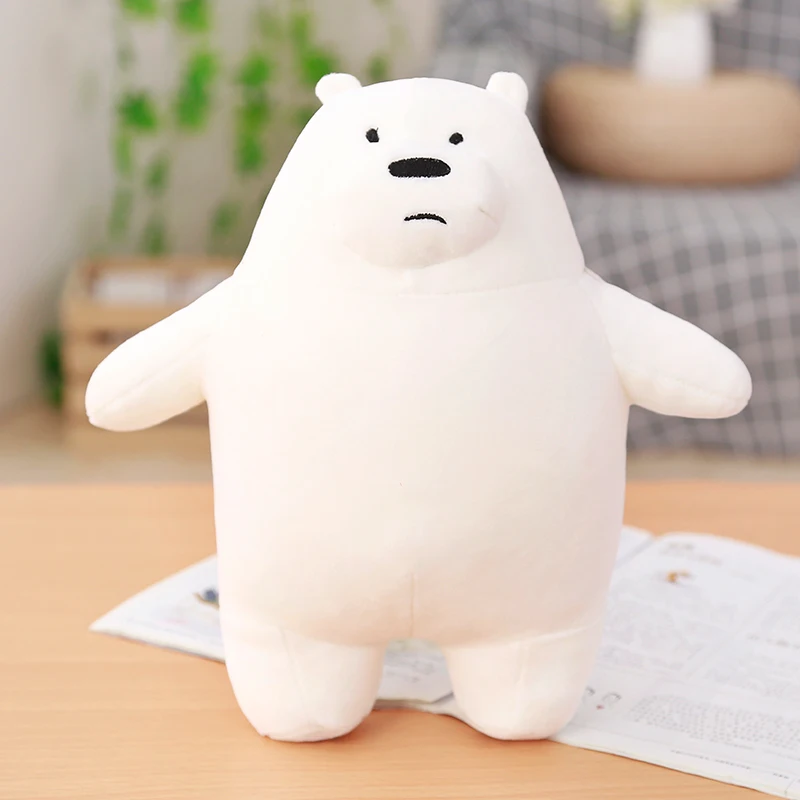 Мы Голые Медведи Плюшевые Носки с рисунком медведя из мультика мягкие гризли серо-белый медведь панда плюшевые игрушки куклы подарок на