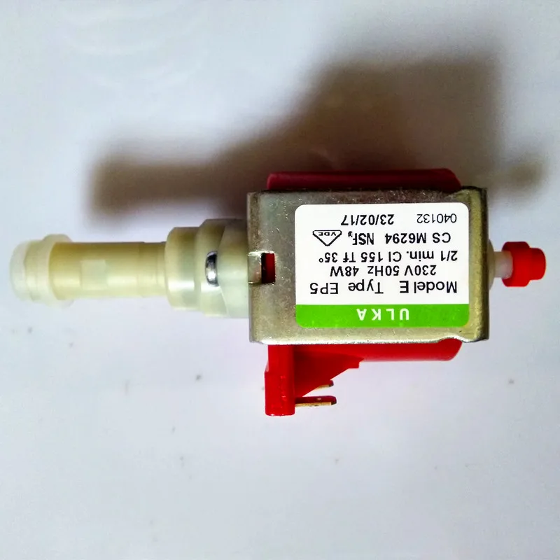 

Coffee machine electromagnetic pump Model EP5 Voltage 230V-50Hz Power 48W