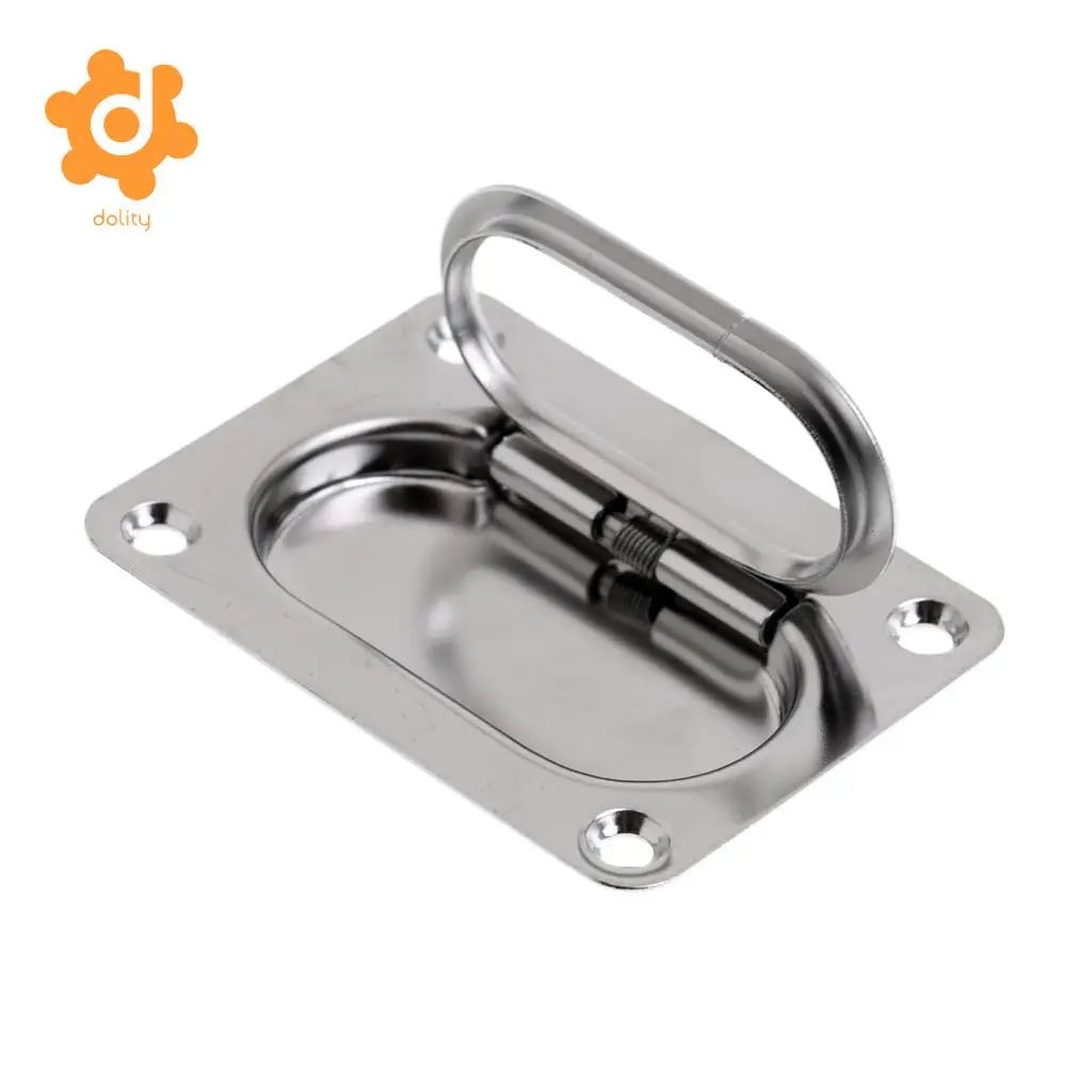 NEW 316 Stainless Steel Marine Boat Hatch Locker Cabinet Lifting/ Pull Ring Handle High Quality