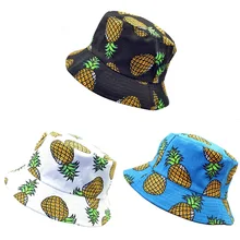 Унисекс Харадзюку шляпа для взрослых двухсторонняя одежда банан ананас утка Рыбацкая шляпа Солнцезащитная шляпка для ношения на открытом воздухе солнечные шляпы для женщин