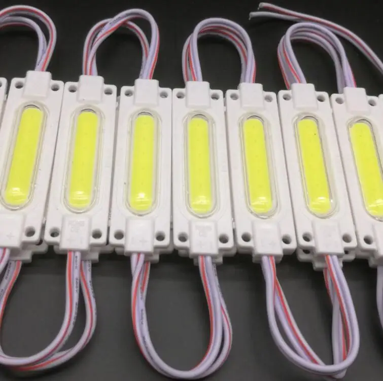 2 Вт высокой мощности Мощность COB Светодиодный модуль Водонепроницаемый IP65 DC12V инжекционного метода литья, освещенная реклама DIY свет бар WW W CW R G B
