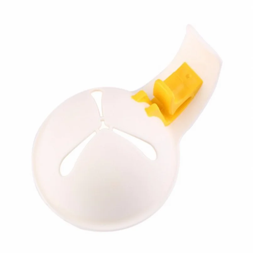 Мини Яичный желток белые сепараторы с держателем дозатор яиц сепаратор яичный желток фильтры разветвители кухонные принадлежности для выпечки - Цвет: white