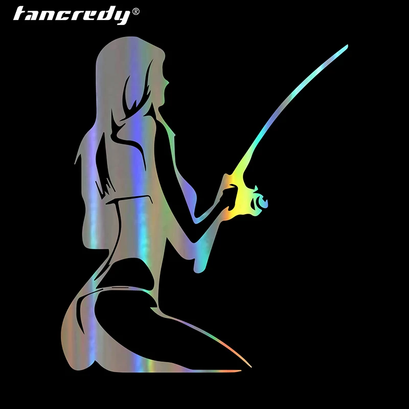 Автомобильная наклейка Tancredy наклейки Виниловая для рыбалки персональная на окно
