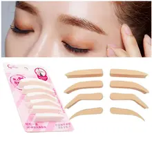 3 типа формы бровей для нового природного бровей Тень определение макияж бровей шаблон, трафарет Красота макияж инструменты