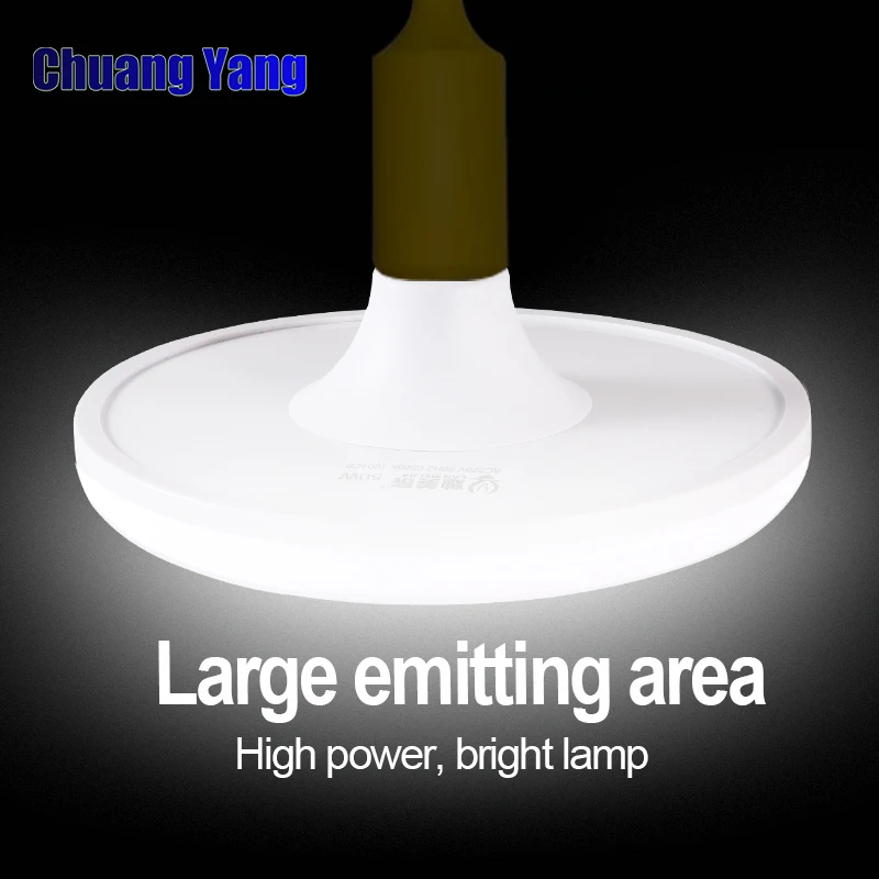 Kopen LED Lamp E27 220 v Spaarlamp SMD5730 20 w 40 w 50 w 60 w Koud Wit UFO lampadas Led Verlichting voor Thuis Bombillas Led Vintage