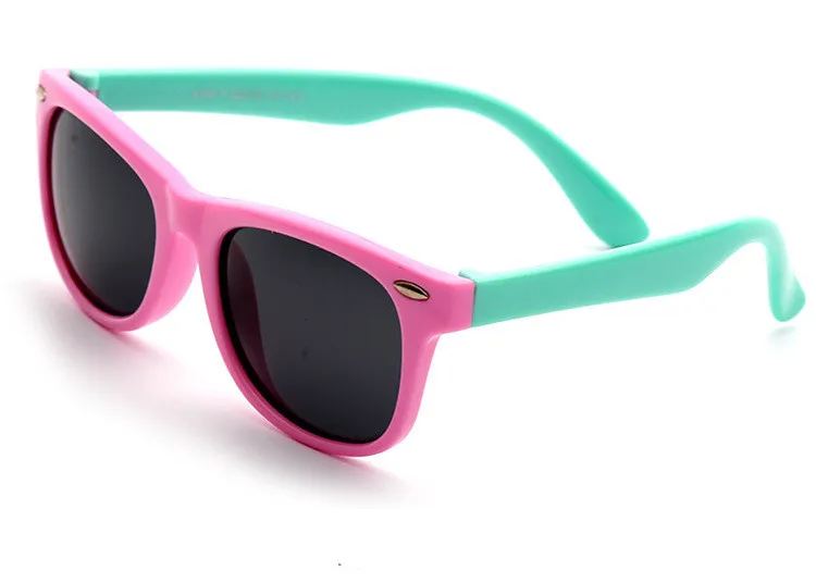 UCOOL Brand Nail Silicone Safety Software Polarized Flexible Kids Sunglasses Child Safety Coating Sun Glasses UV400 Cats Eyewear Shades Infant oculos de sol (17)