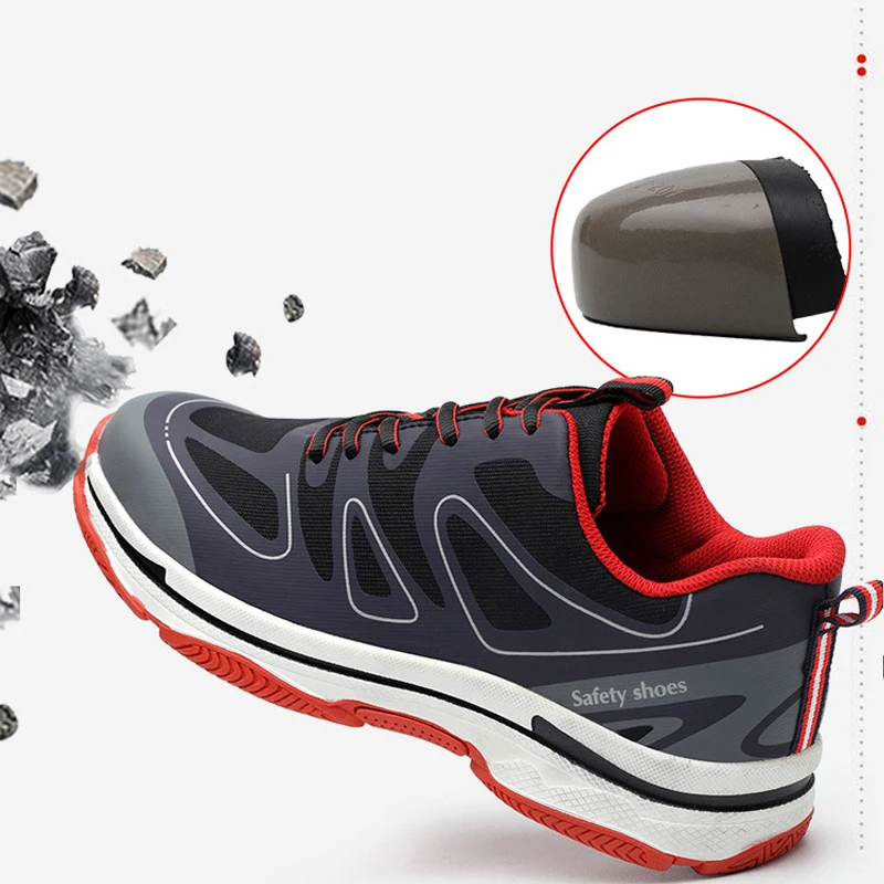 

Fashion steel toe cap safety shoes anti-smashing anti-piercing work shoes safety boots