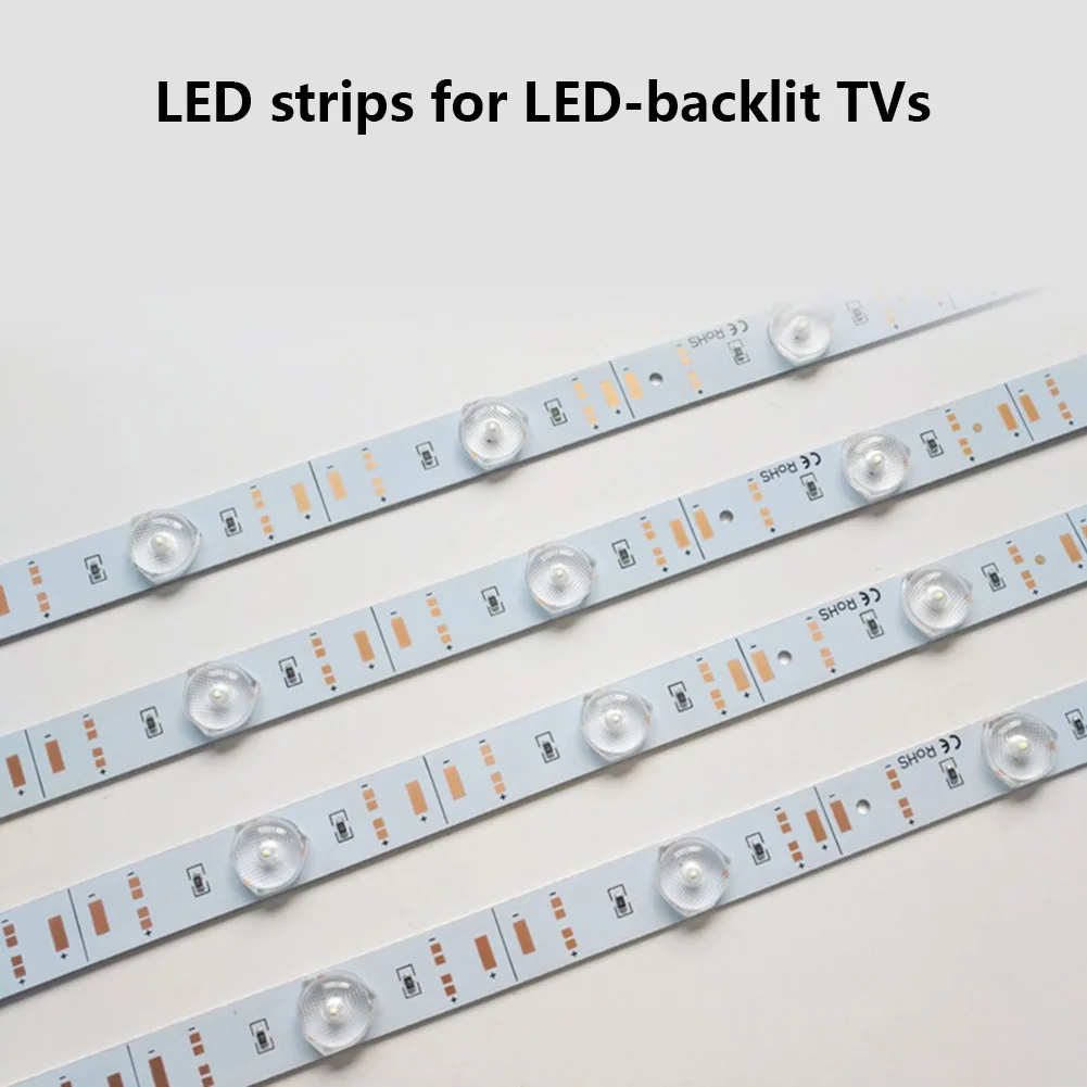 

3pcs 32 inch LED TV Backlight Strips for 32" TCL LE32D59 & 32PFL3045 8-LEDs 618mm --M25