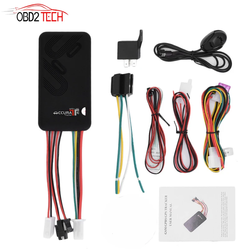 Мини GPS-трекер для автомобиля GT06 GSM GPRS трекер мотоцикла отслеживающее устройство