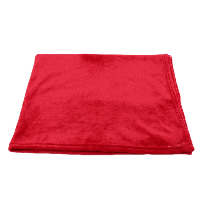 70*100 см Фланелевое удобное домашнее одеяло осень и зима супер мягкий согревающий диван/детское одеяло - Цвет: red