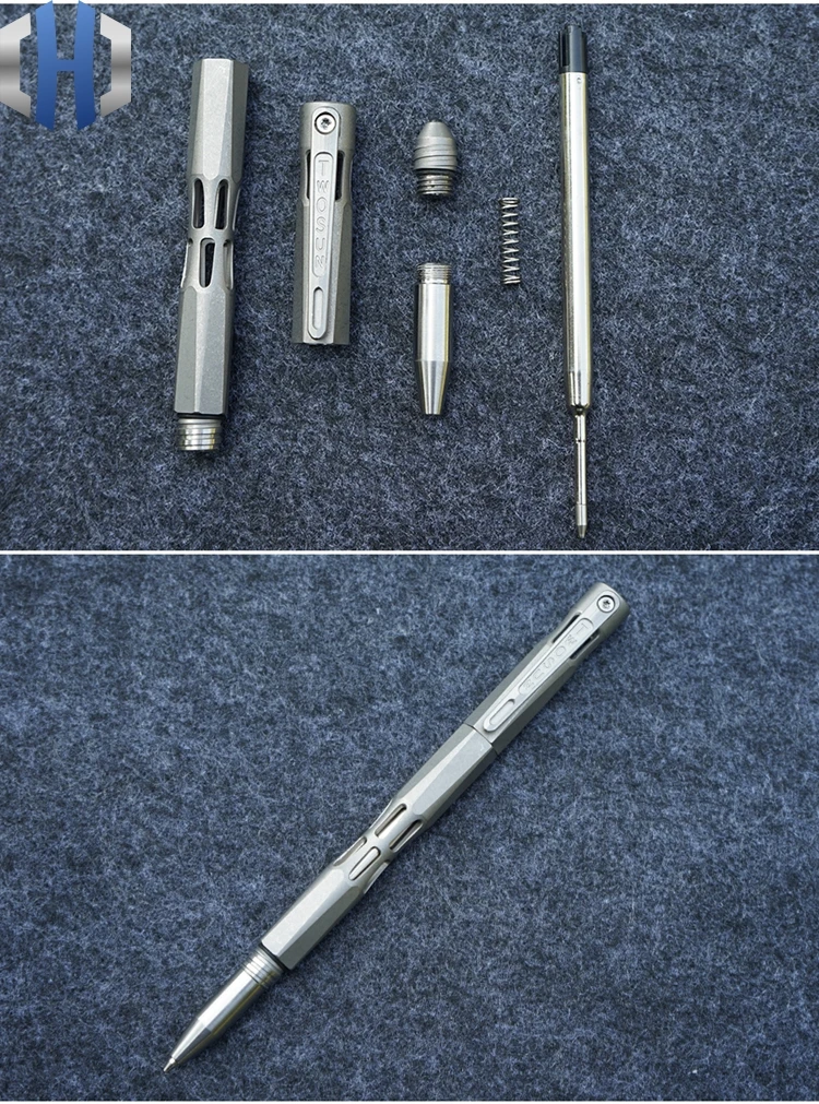 Оригинальная ручка из титанового сплава для защиты тактическая ручка для выживания с самозащитой разбитое окно EDC инструмент