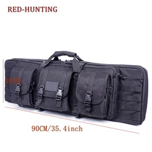 35,4 дюймов/90 см, сумка-тоут для охотничьей винтовки, черный тактический двойной карабин, чехол для ружья, рюкзак, сверхмощная сумка для ружья
