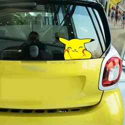 Для автомобильного стайлинга Симпатичный мультфильм животных с изображениями покемона Пикачу; наклеивающиеся Переводные картинки для