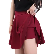 2018 Woman Shorts Skirt Fashion High Waist Sexy Office Lady Skirts Female Elastic Mini Skirt Autumn Women Skirt SK004