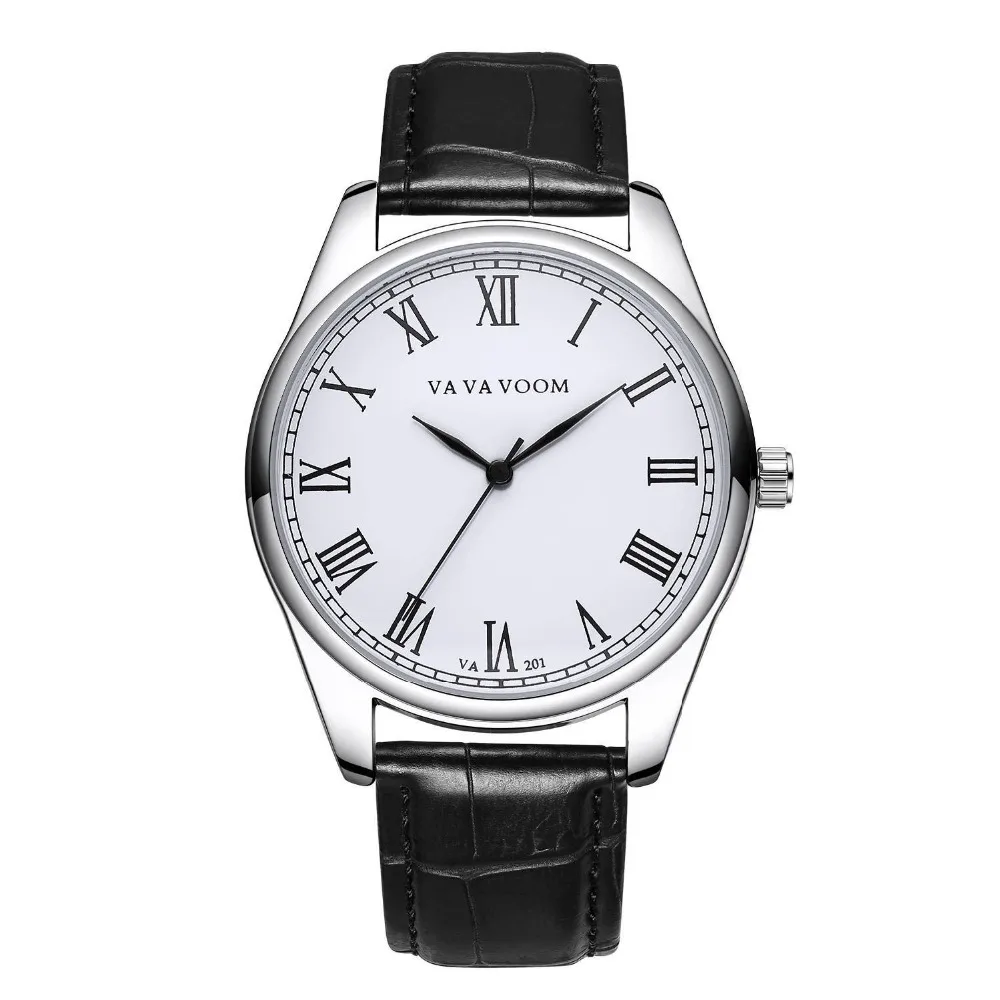 

Business Watch Men Black Quartz Stainless Steel Wristwatches Roman Numerals Luxury Watch Top Brand 2019 Trend Clock