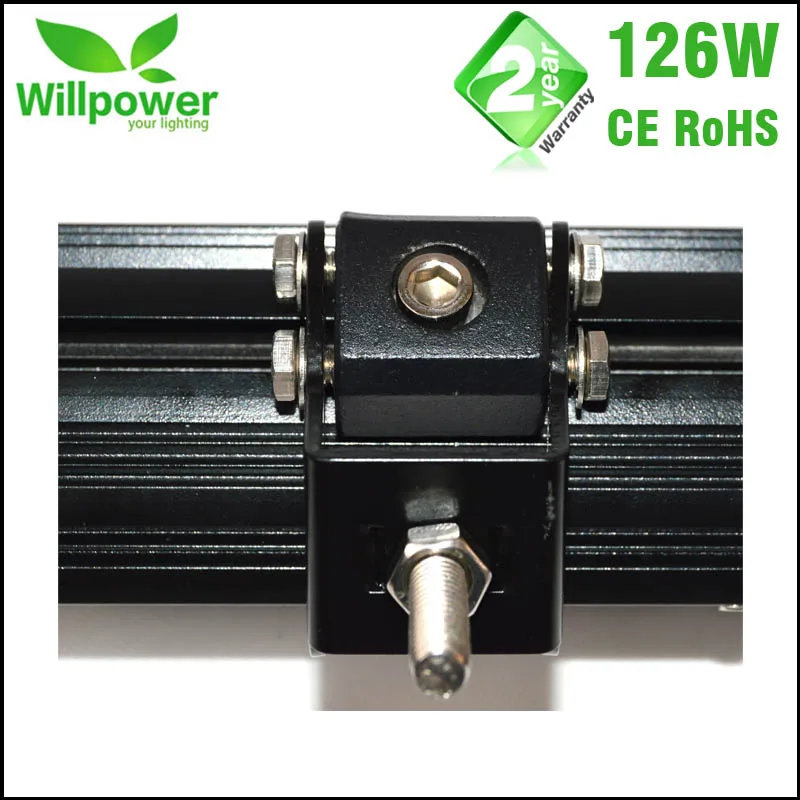 Силой воли IP67 Водонепроницаемый 20 дюймов 126 Вт Светодиодный светильник брусок 12В 4x4 грузовой рабочий светильник бар Offroad светодиодный светильник бар светодиодный светильник луч