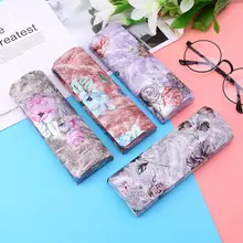 Портативная коробка для очков из искусственной кожи, Женские винтажные Изящные Очки для чтения, чехол, корейский стиль, Чехол для очков