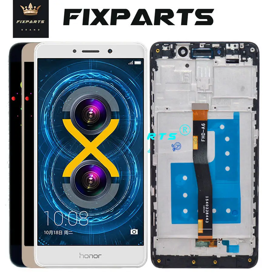 Goedkoop Originele Huawei Honor 6X Lcd Touch Screen Digitizer Vergadering BLN AL10 Reparatie 1920X1080 Mate 9 Lite Premium Edition lcd