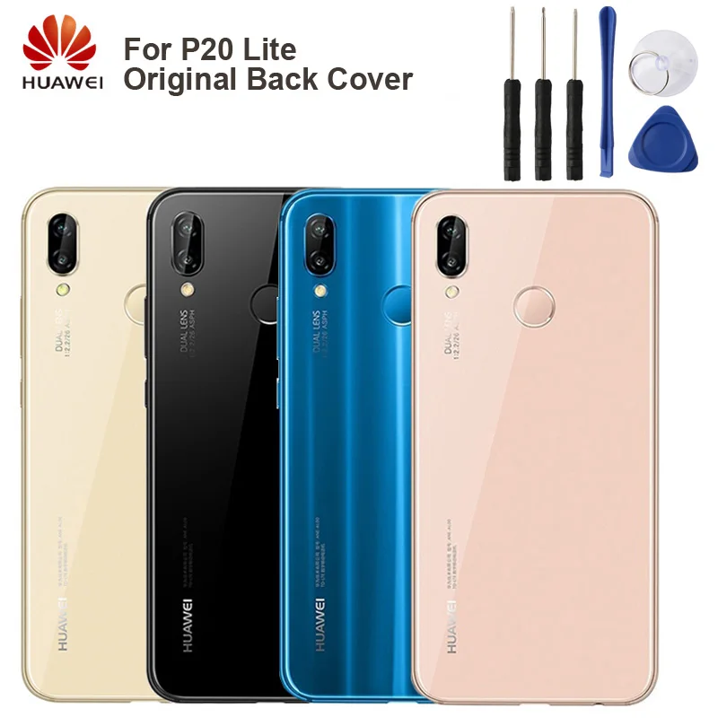 Чехол для задней батареи huawei, чехол для huawei P20 lite nova 3e, чехол для задней панели со стеклом