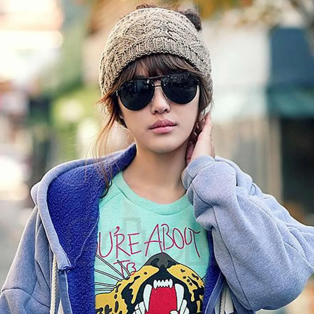 

Warm Winter Knitted Empty Skull Beanie Hat Ski Cap Band