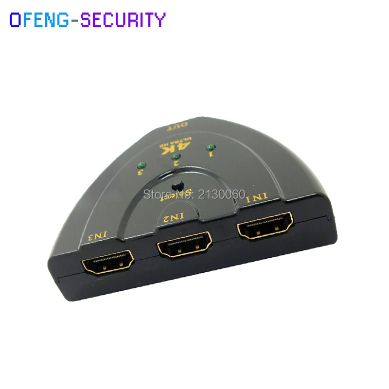 4K2K 3D Mini 3 Port HDMI Switch 1