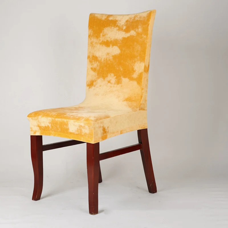 Однотонный чехол для кресла спандекс эластичный стрейч чехлы на стулья для столовой кухни свадебный банкет Hote Householl - Цвет: 08