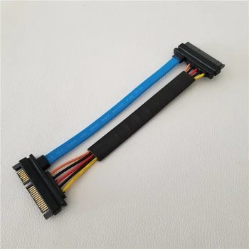 

22Pin(7+15pin) SATA Data Extension Cable Male to Female Power Cord 3.3V Hard Dirve Extension Cable