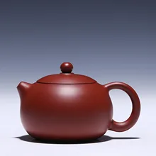 Исинский чайник 220cc руды красный глиняный горшок шариковое отверстие выход Dahongpao beauty 2233