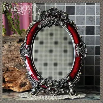 

European antique mirror vanity mirror for vanity table makeup table decorative mirror for home decoration J022