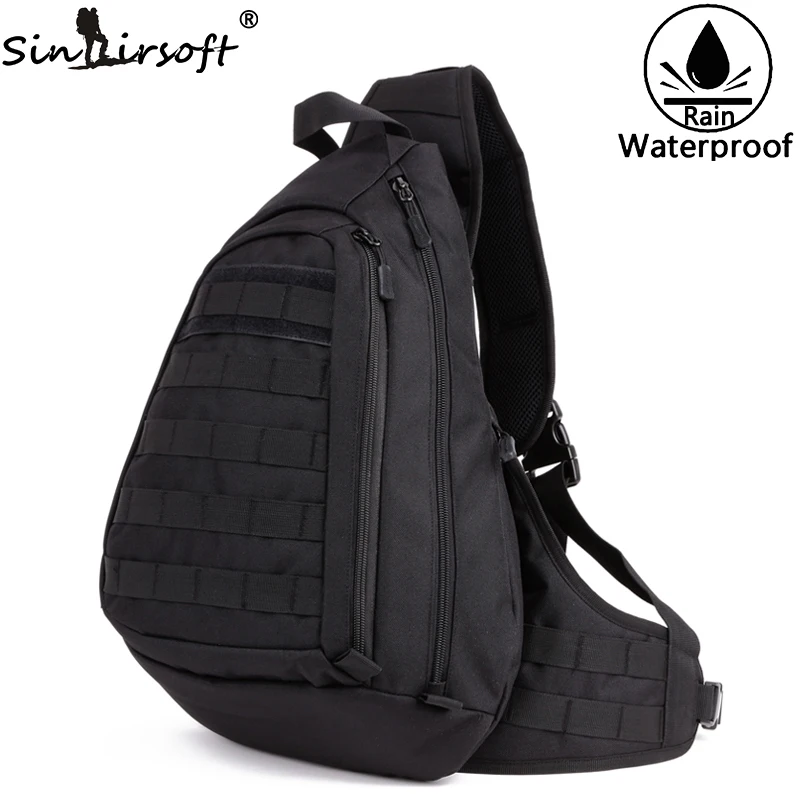 

Sinairsoft Tactical Sport Bag Fishing Camping Equipment Outdoor Nylon Wading Chest Pack Bag Sling Single Shoulder Bag Men Unisex