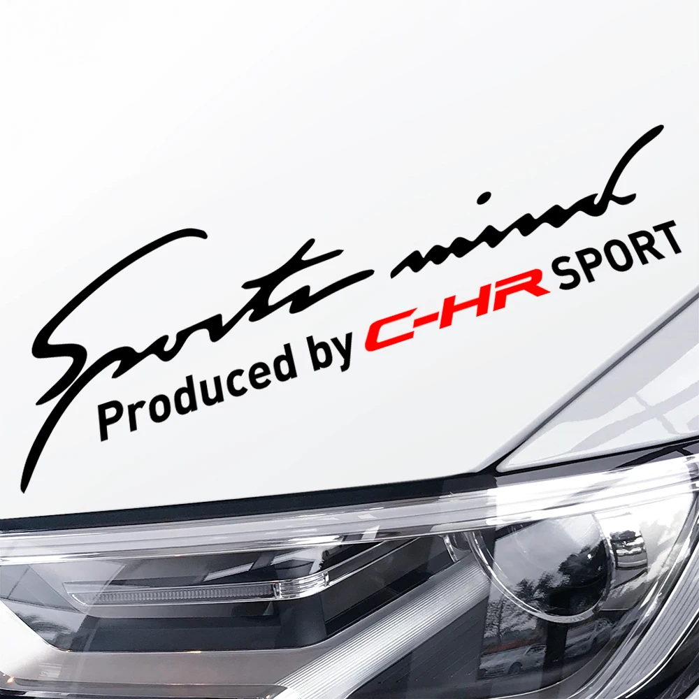 

Fashion Reflective Car Stickers Auto Waterproof Decals Sports Headlight Car Stickers And Decals For Toyota CHR Car Accessories