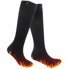 Нагревательные носки с питанием от USB 5 В. Свободный размер тепловые теплые носки с электрическим подогревом женские носки для холодной зимы