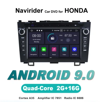 

Navirider autoradio gps navigation android 9.0 car radio Player for HONDA CRV 2006-2011 aux stereo bluetooth AUTO accessories