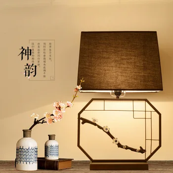

TUDA 38X62cm Free Shipping Chinese Style Table Lamp For Bedroom Bedside Living Room Study Desk Lamp Elegant Home Decor Lamp E27