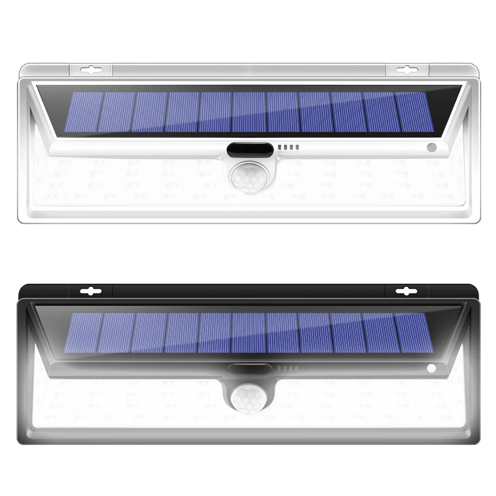 

CHIZAO 54 LED Solar Light Outdoor Security Lights for Front Door Yard Garage Deck Porch Wireless PIR Motion Sensor Lamp 3 Modes