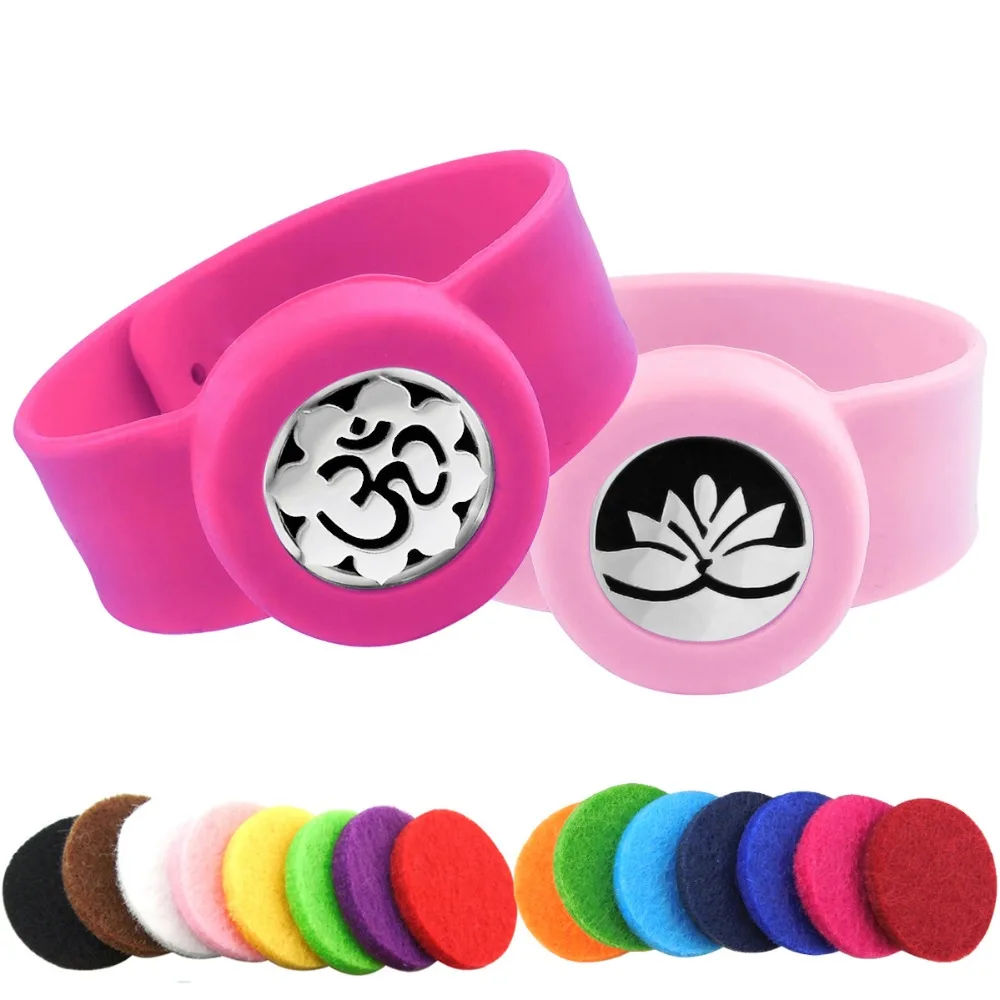 Lotus Kids Adjustable Mosquito Repellent Bangle Essential Oil Diffuser