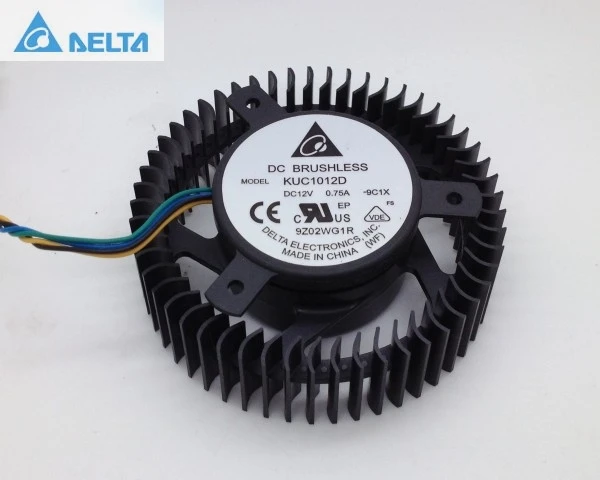 Вентилятор для графической карты delta KUC1012D 12 В 0 75 А HD4770 вентилятор охлаждения|cooling
